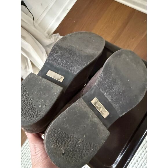 Sam Edelman Bleecker Brown Suede Leather Ankle Boots Booties 9 - Picture 5 of 7